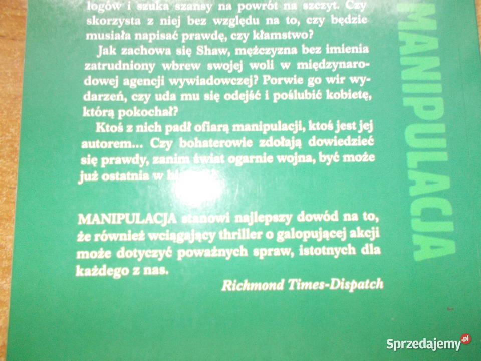 David Baldacci Manipulacja Głubczyce
