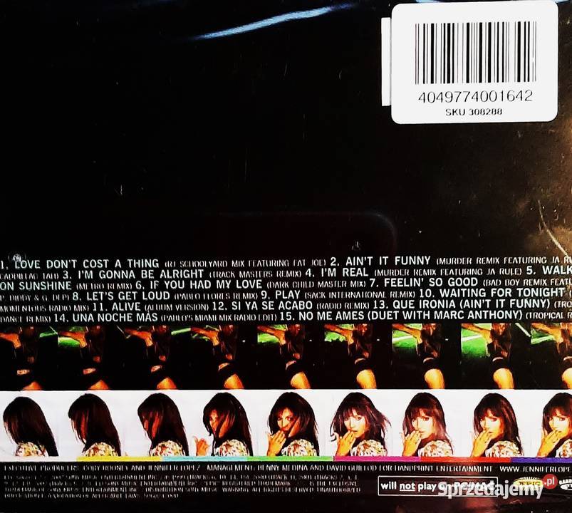 Album CD JENNIFER LOPEZ J To Tha L O The Katowice
