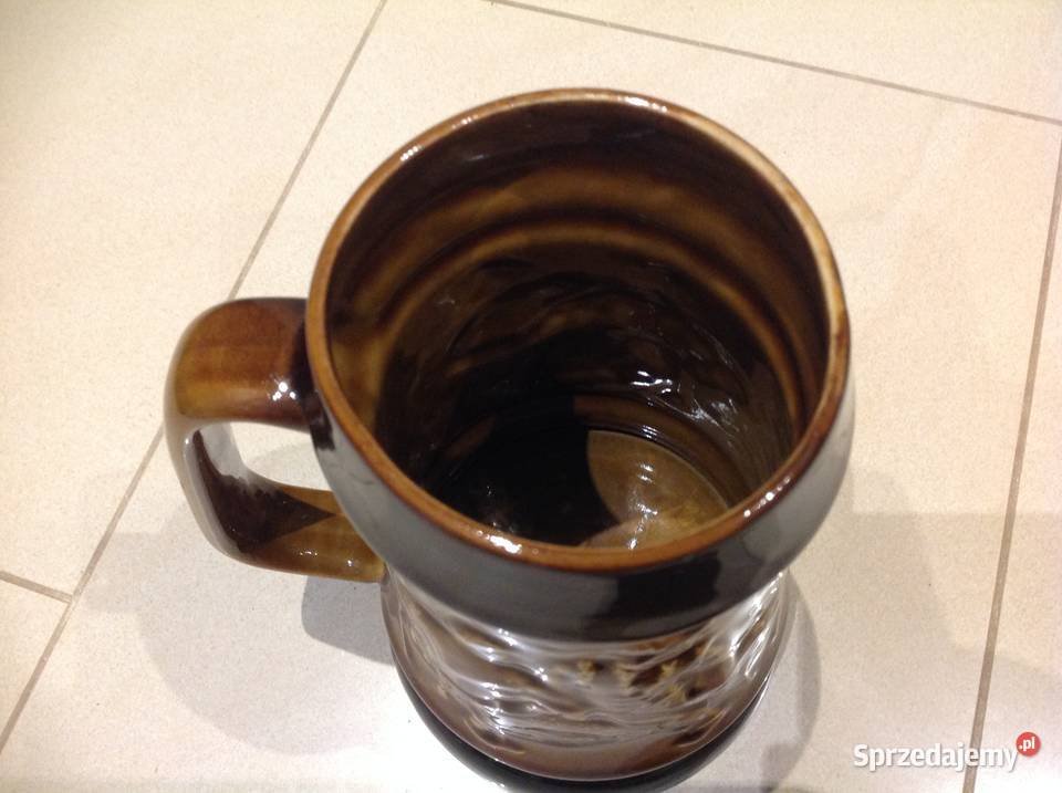 Stary Kufel Ceramiczny TUŁOWICE Sygnowany Nowa Sól