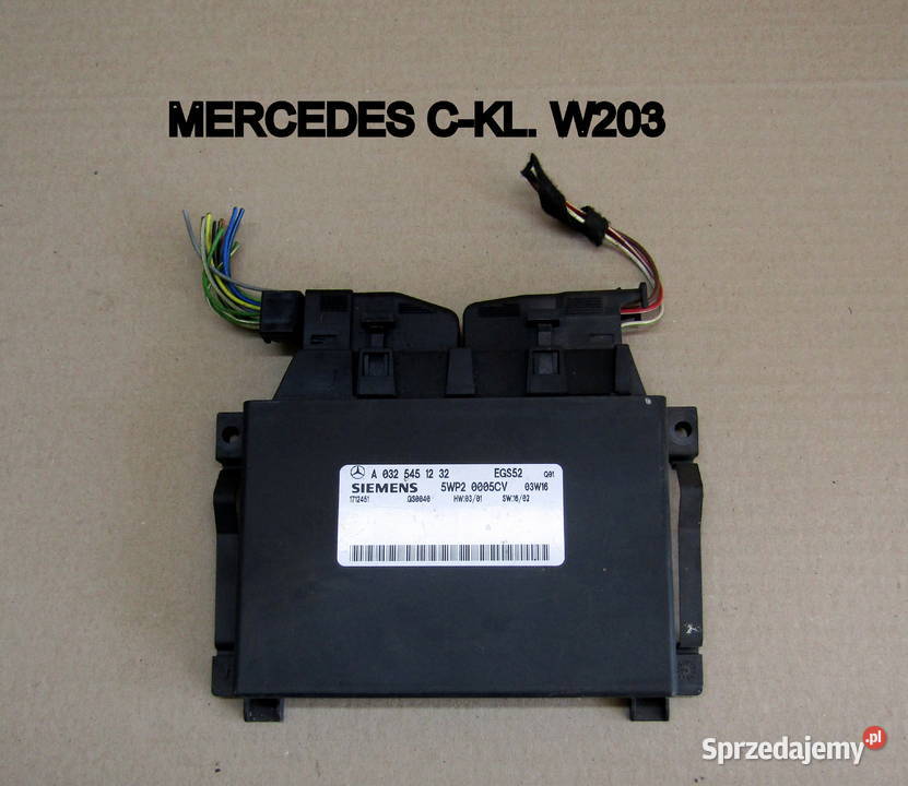 STEROWNIK SKRZYNI BIEGÓW MERCEDES CKL W203 Mysłaków sprzedam
