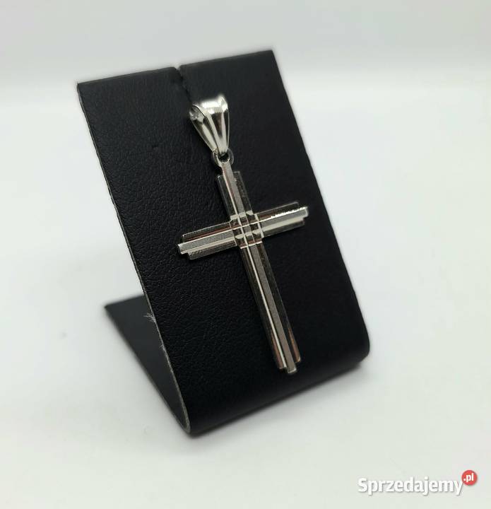 Nowa srebrna zawieszka próby 925 173g krzyżyk srebro Elbląg