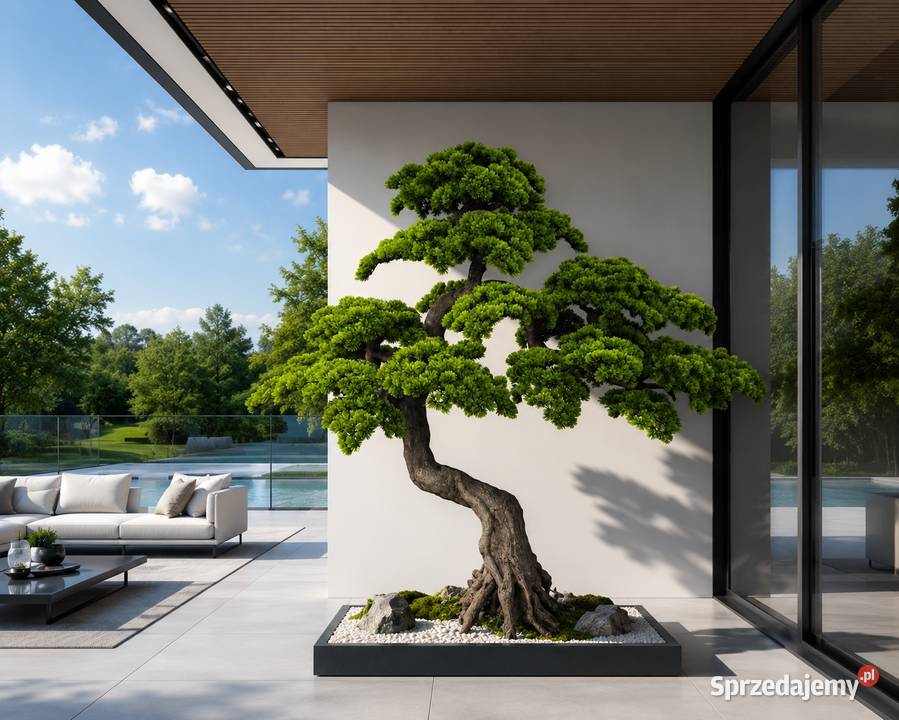 Sztuczne drzewko bonsai 180 x 210 nowoczesna Golkowice