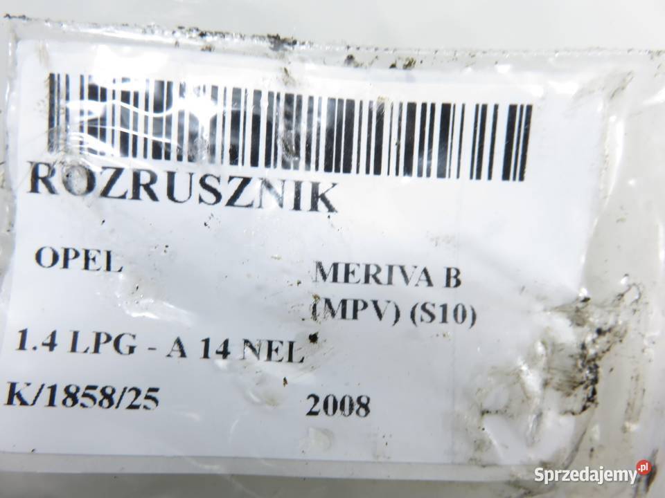 ROZRUSZNIK OPEL MERIVA B 14 0001107522 osobowe sprzedam