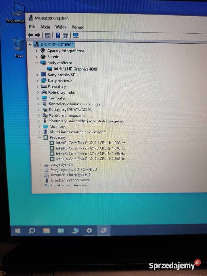 PACKARD BELL NCENTE69CX3321 Intel i3 HDD 500GB Gryfice sprzedam