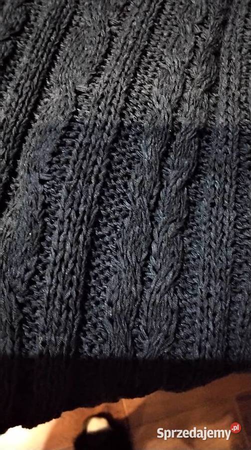 Sweter Granatowy w Warkocze Damski GINA BENOTTI lubuskie Nowa Sól