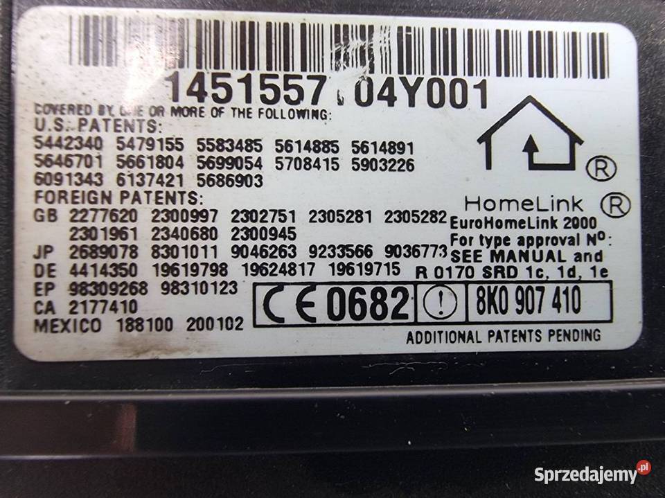 MODUŁ AUDI A8 D3 II LIFT 8K0907410 Pozostałe