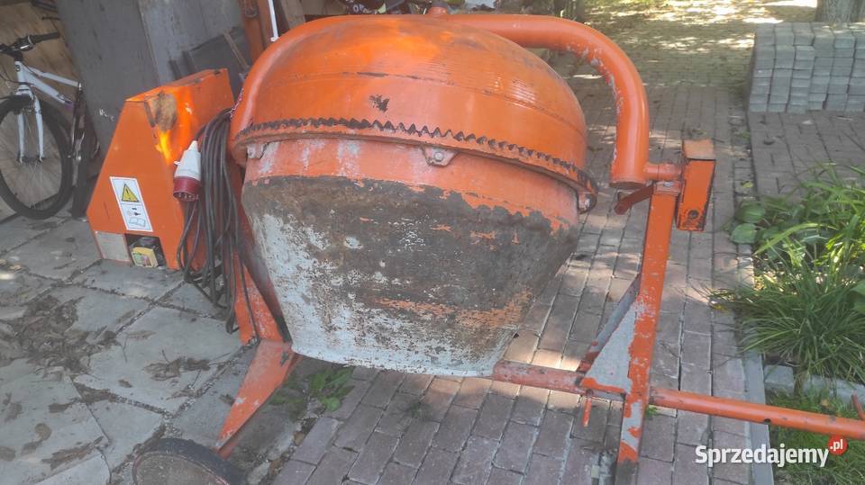 Betoniarka 250l 3faz przedłużacz Betoniarki Warszawa