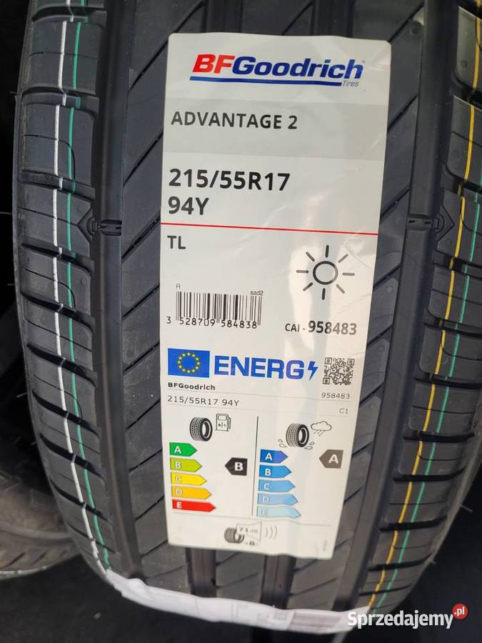 Opony 21555 R17 NOWE Letnie BFGoodrich Zimowe Szczecin