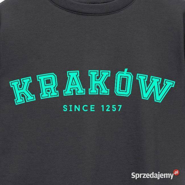 Koszulka dziecięca KRAKÓW Since 1257 Zielony