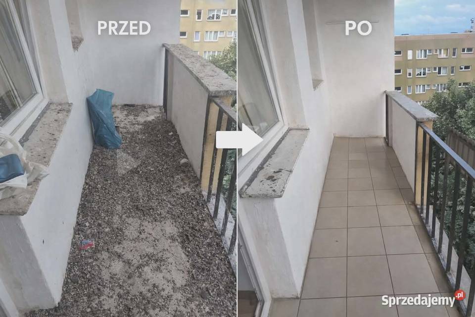 Czyszczenie Balkonów Gołębiach i tarasów Kraków
