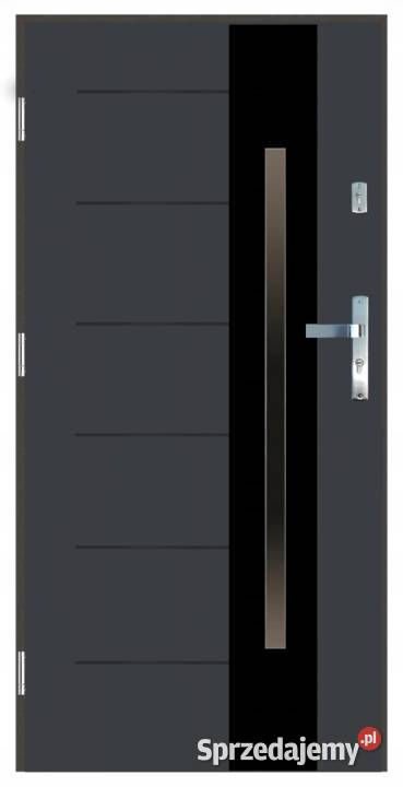 Drzwi wejściowe 72 mm GADOT SI30T BLACK 3 kolory Ciemniewo