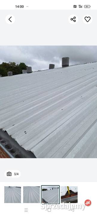 Płyty warstwowe Dach PIR 4 1600m2 lubelskie