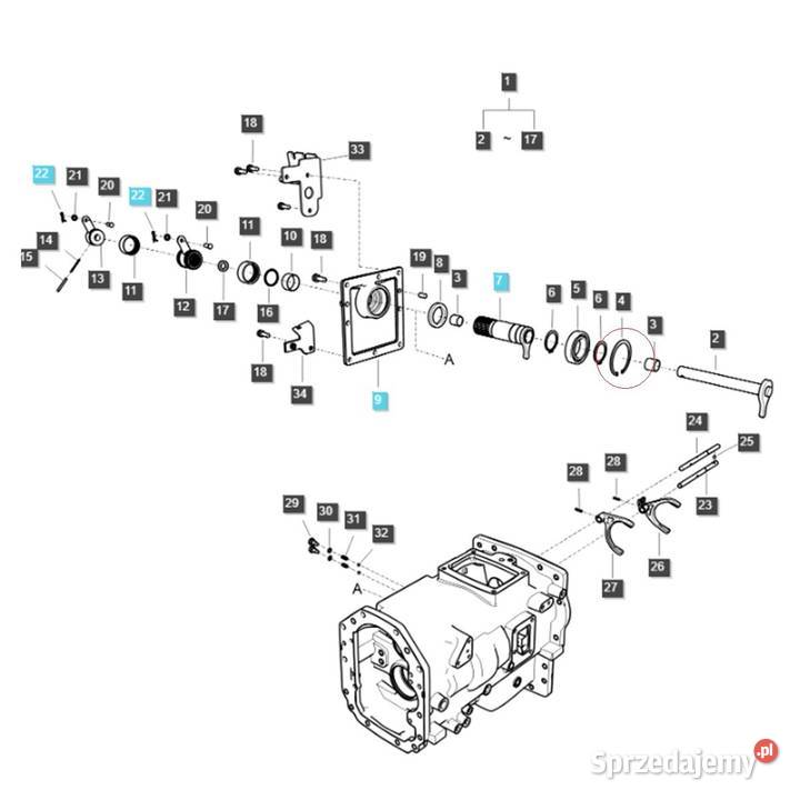 Pierścień segera 68 LS XJ25 TRG400 S811068001