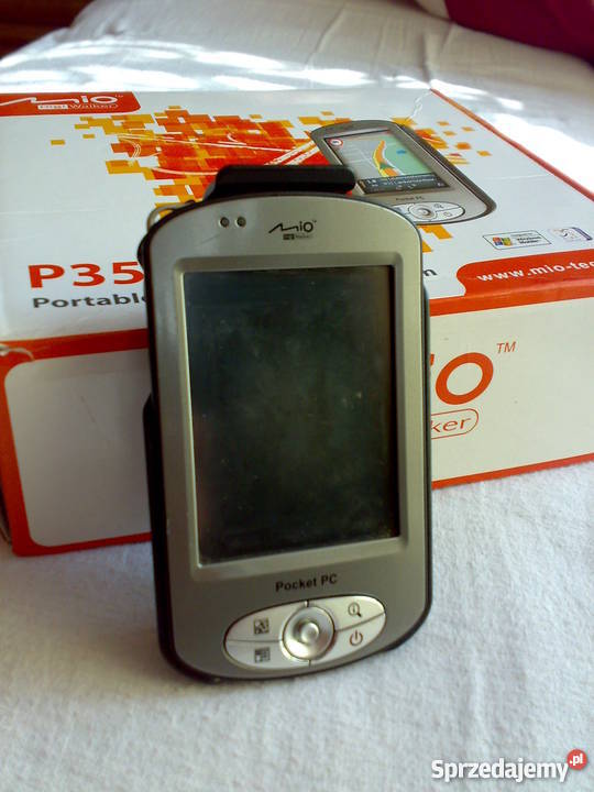 Mio P350 GPS Palmtop zestaw AutoMapa GPS i akcesoria Płońsk