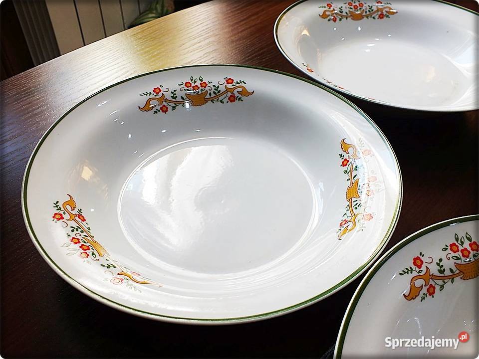 Talerz Talerze LUBIANA 235 Duże Głębokie 4 Talerze i talerzyki Żary sprzedam