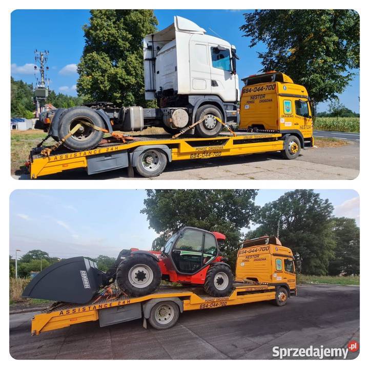 USŁUGI TRANSPORTOWE pomoc drogowa 24H Grajewo