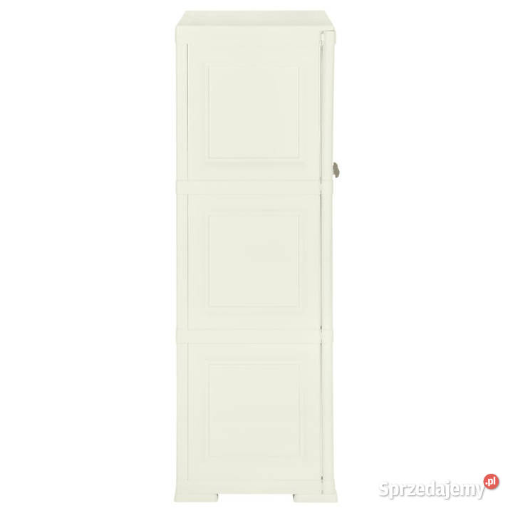 Szafka plastikowa 79x43x125 wygląd drewna