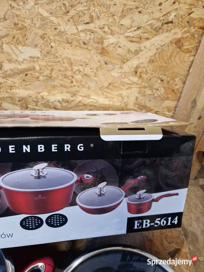 Garnki Edenberg EB 5614 Indukcja zestaw garnków wielkopolskie