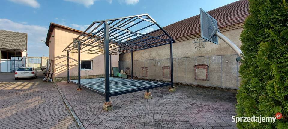 Konstrukcja wiaty 35 m2 wiata I ogrodowagarażowa Nysa sprzedam