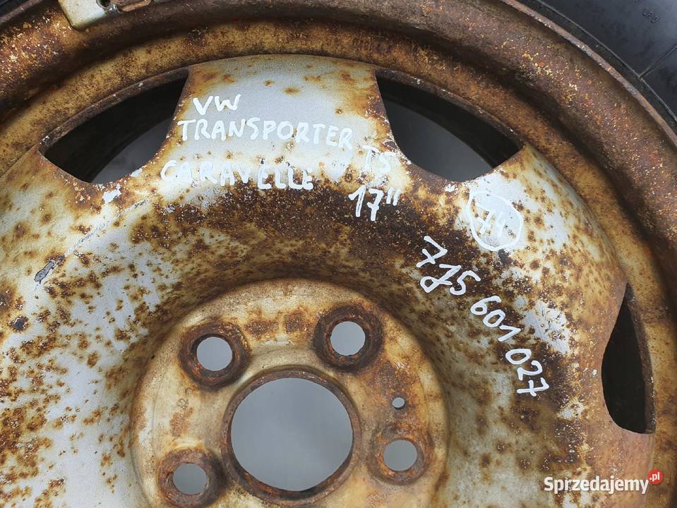 VW Transporter T5 KOŁO ZAPASOWE Zapas 21560 R17