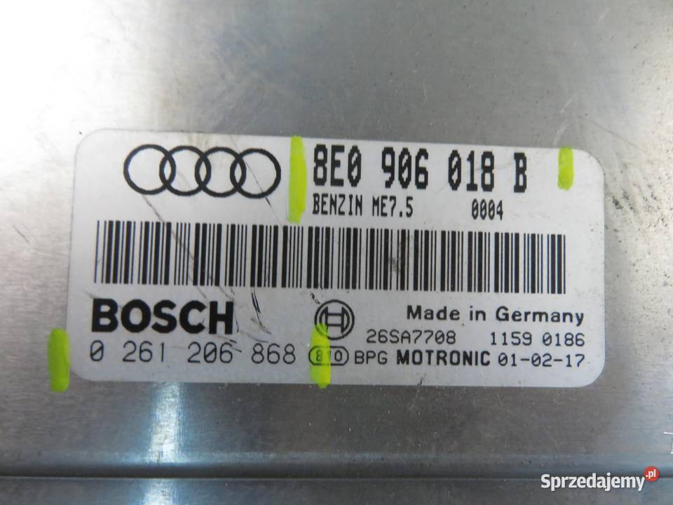 STEROWNIK AUDI A4 B6 Sedan 8E2 18 T AVJ sprzedam