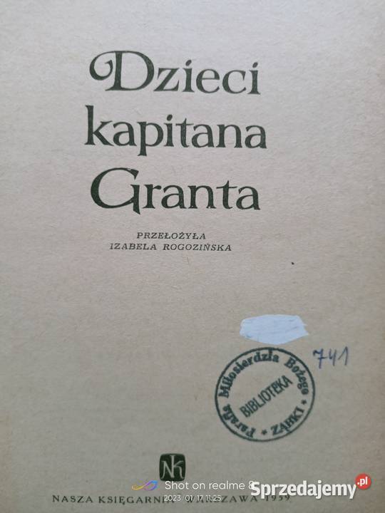 Dzieci kapitana Granta Verne książki Warszawa