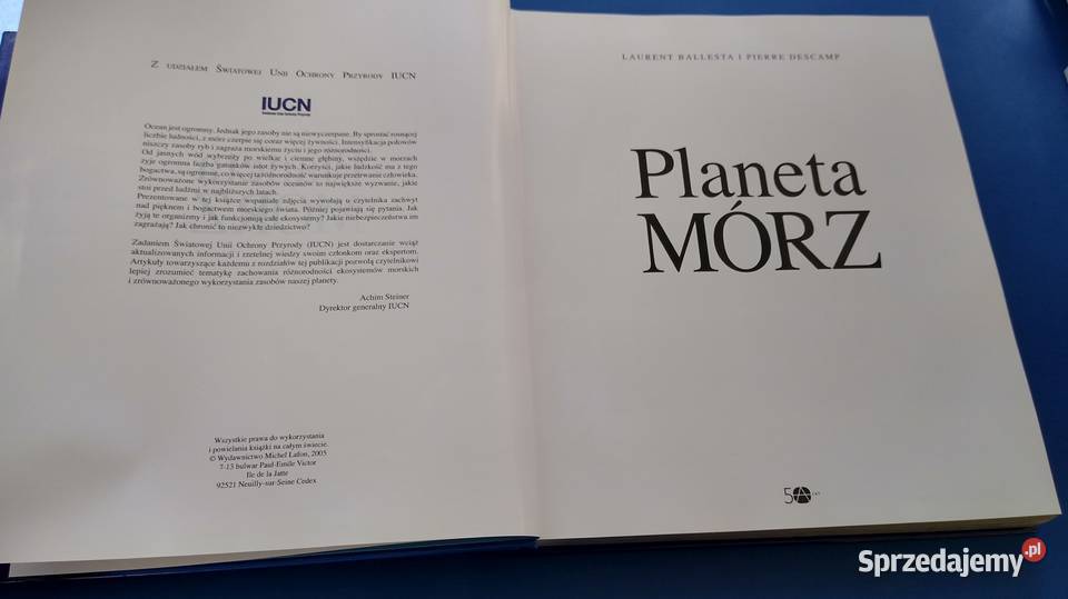 Planeta mórz Laurent Ballesta i Pierre Descamp Gdańsk sprzedam