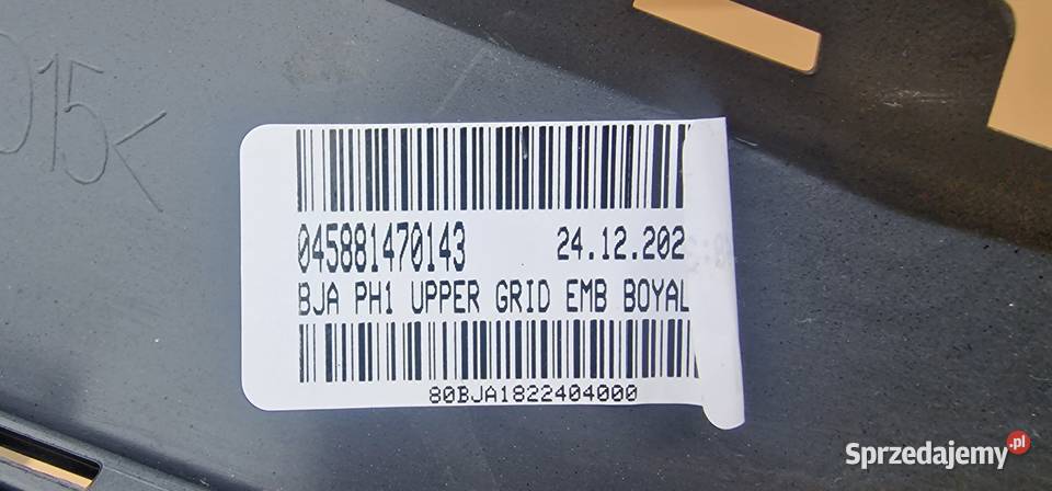 RENAULT CLIO V 5 19 LISTWA ATRAPY GRILLA Bieleń