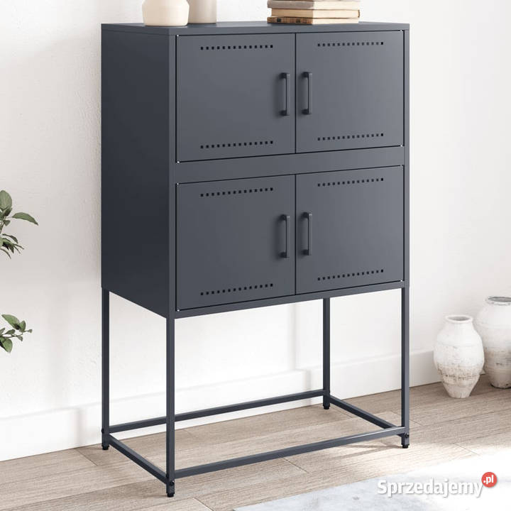 Szafka antracytowa 685x385x107 stal WM846484 mazowieckie Warszawa