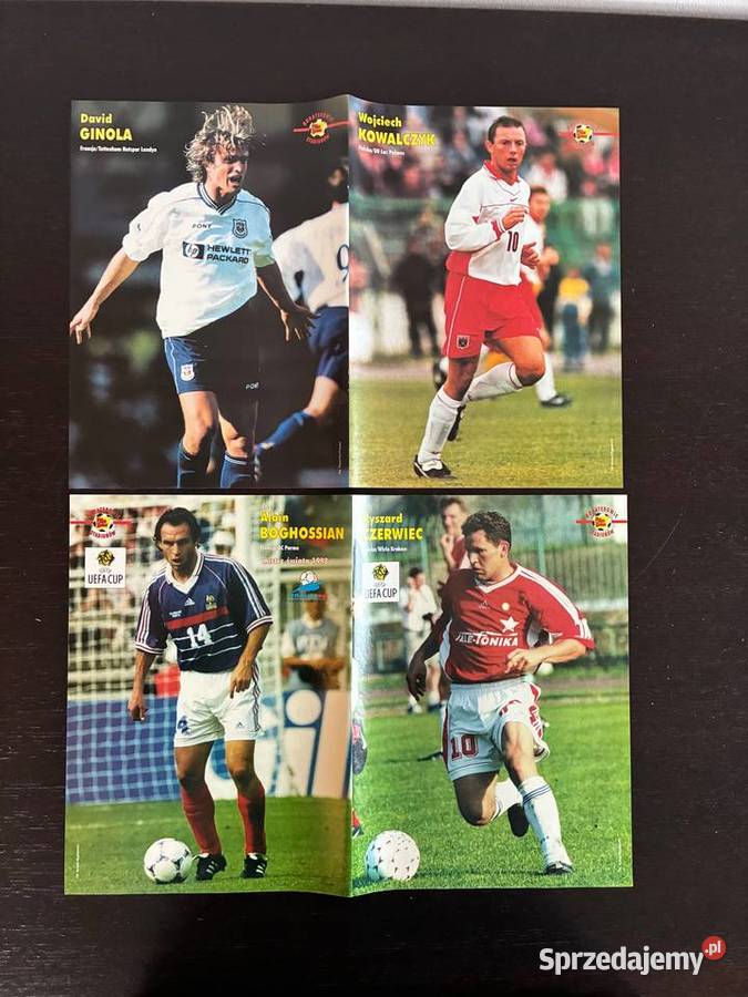 3 plakaty dwustronne Reprezentacja Polski 1998 Elbląg
