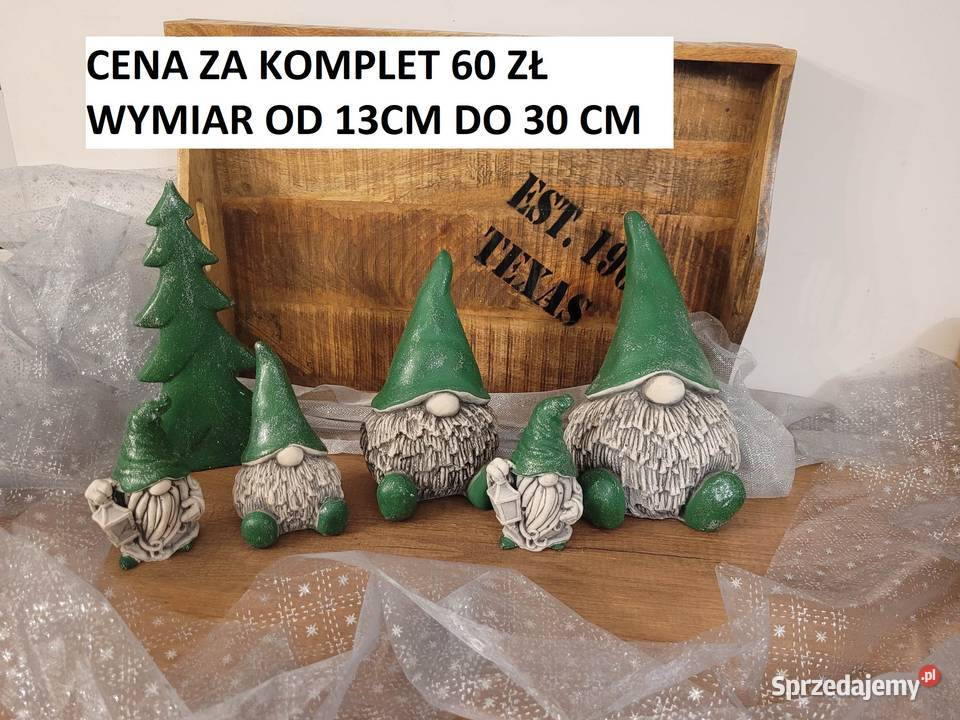 Skrzat świąteczny krasnal gipsowy Boże Wrocław