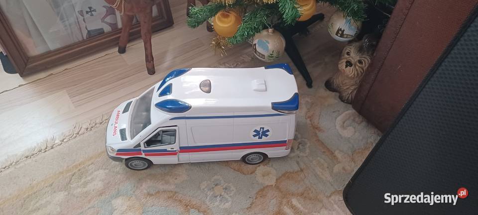 plastikowy Ambulans DICKIE TOYS Germany dl 34