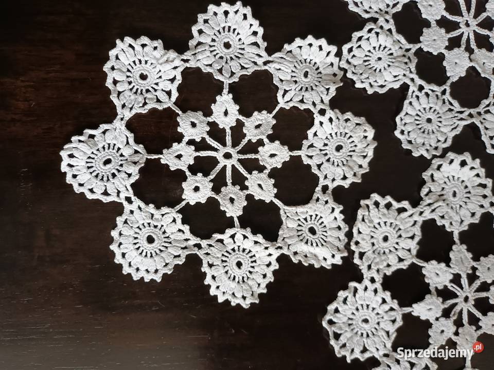 Serwetki ręcznie robione biały sprzedam