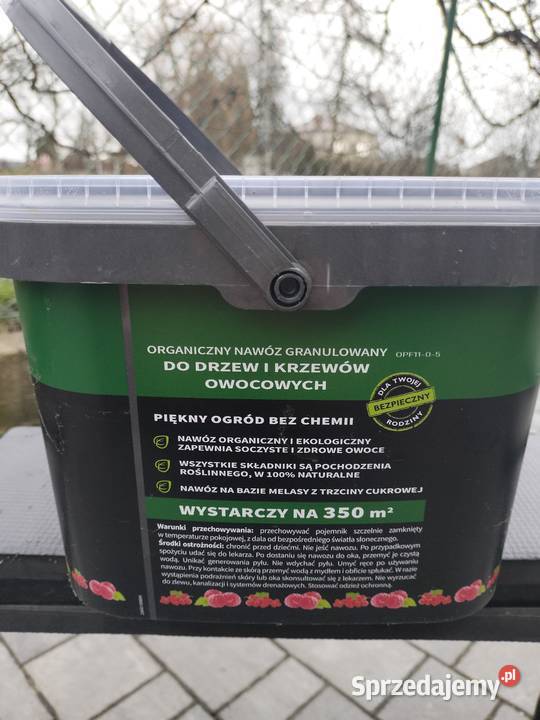 Organiczny nawóz granulowany Drzewa i krzewy Zielonki