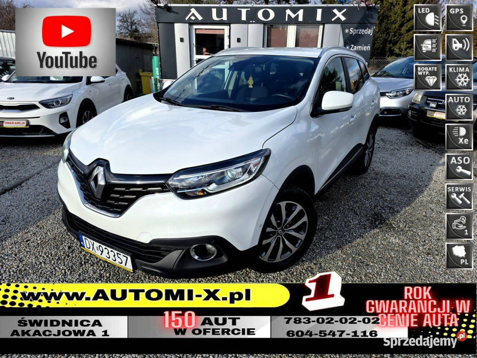 Renault Kadjar Oszczędny 130 Niski Udok Przebieg Kadjar Świdnica sprzedam