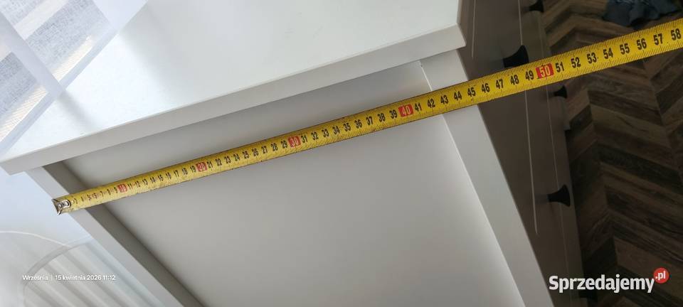 Biała komoda 3 szuflady IKEA Września
