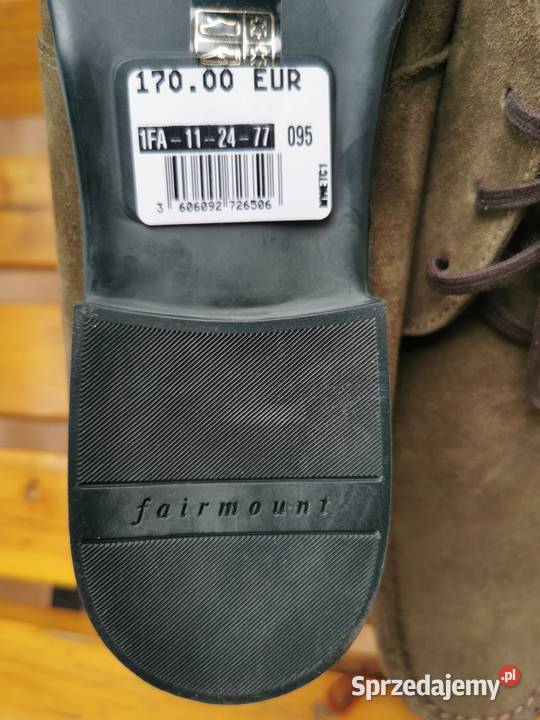 Półbuty firmowe Skóra Naturalna ZAMSZ 44 NOWE Łask