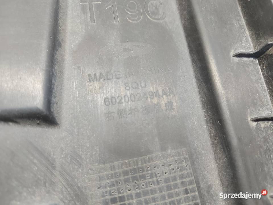 Chery Omoda 5 2024r osłona podłużnicy prawa