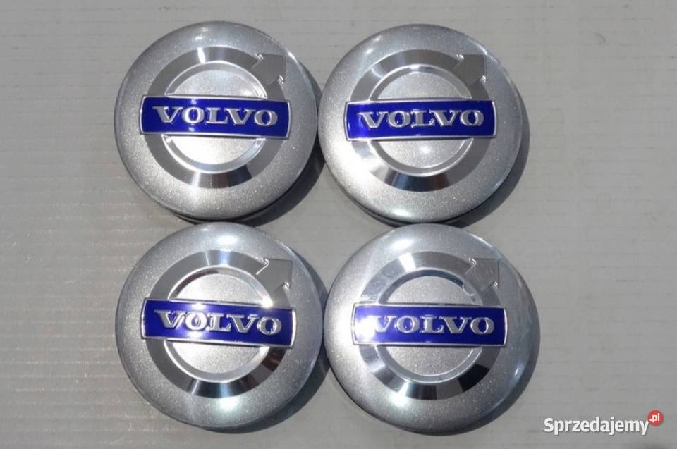 NOWE srebrne dekielki dekle logo VOLVO 56mm Emblematy Zgorzelec