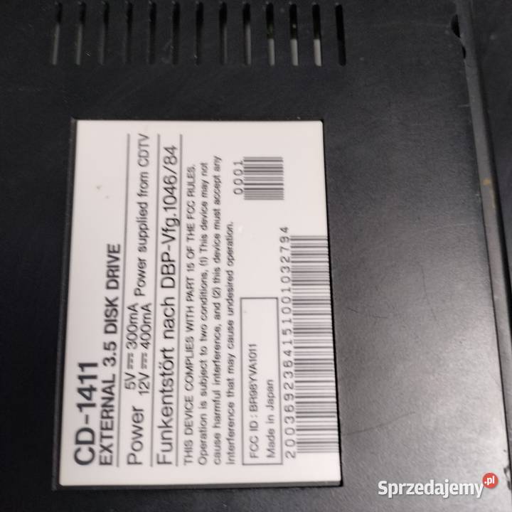 Commodore Amiga cdtv stacja dyskietek Napędy łódzkie Pabianice