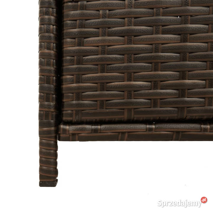 Szafka ogrodowa brązowa 83x45x76 polirattan mazowieckie