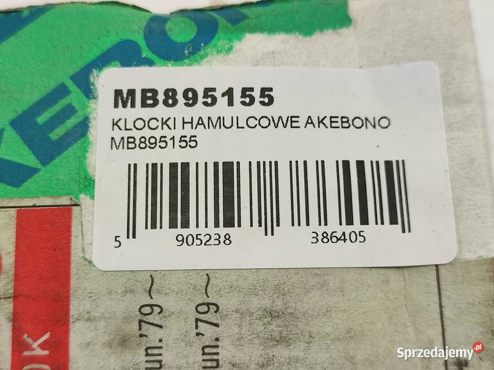 KLOCKI HAM PRZÓD MITSUBISHI L300 DELICA II 16 94 osobowe Klocki hamulcowe lubelskie sprzedam