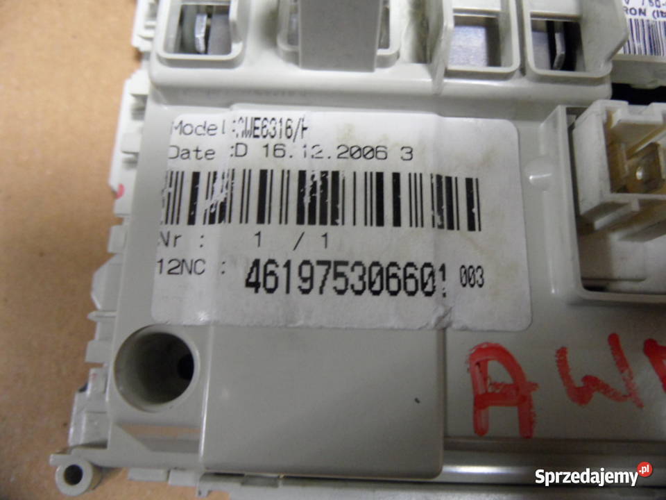 programator pralki whirlpool AWE6316P świętokrzyskie Strawczyn