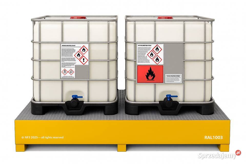 Wanna wychwytowa ociekowa pod dwa pojemniki Bielsko-Biała