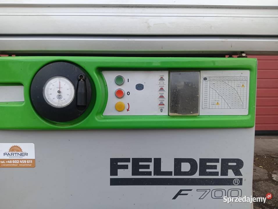 frezarka dolnowrzecionowa FELDER F 700 Wejherowo