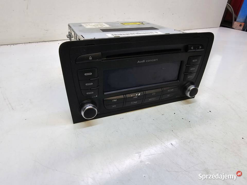 RADIO CD CONCERT AUDI A3 8P LIFT 2 DIN osobowe Przystajń sprzedam