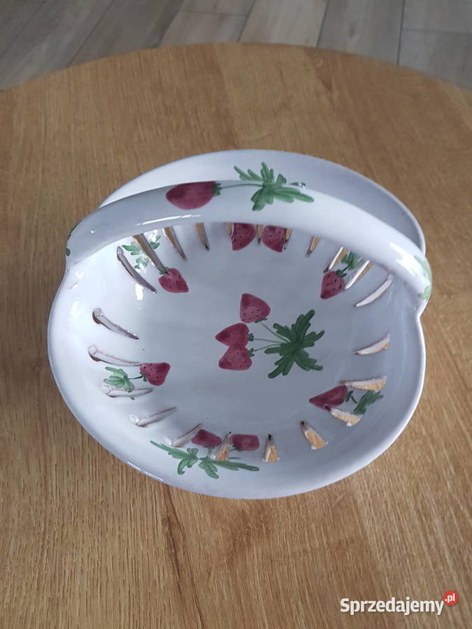 Koszyczek z porcelany wielkopolskie Wola Podłężna