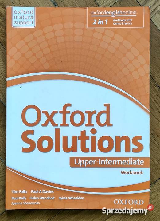 Oxford Solutions Upper-Intermediate Workbook ćwiczenia