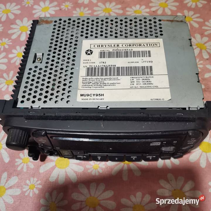 RADIO CHRYSLER CRUISER P05P064385AD Gubin