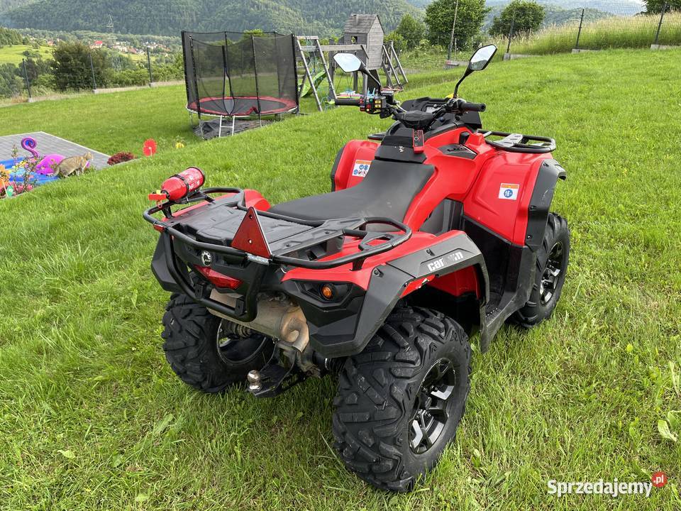 Canam outlander 570 quad przeprawowy Homologacją śląskie Żywiec